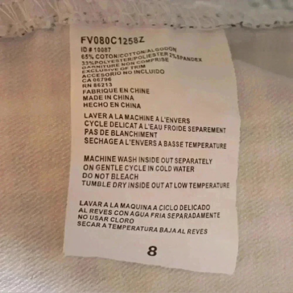 NWOT, Tristan, Black & White Gingham Pencil Skirt, Size 8 - Picture 5 of 7